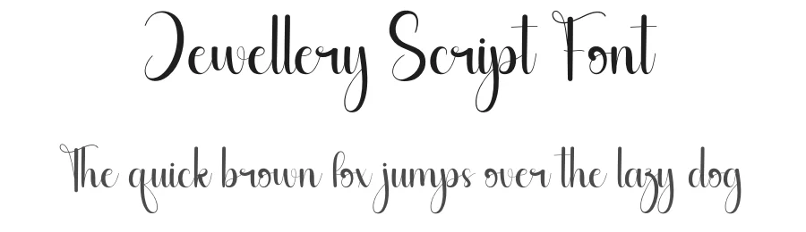 Jewellery Script Font by andikastudio — Script Handwritten Font