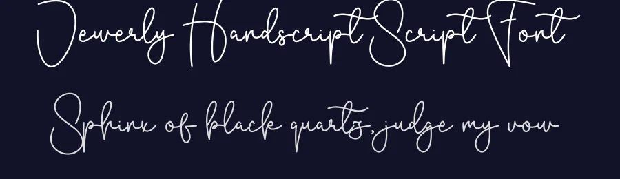 Jewerly Handscript Script Font by creativeletter — Script Handwritten Font — thumbnail 2