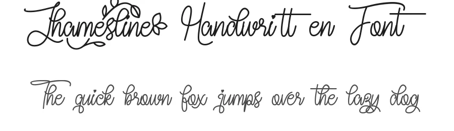 Jhamesline Handwritten Font by noahtype — Script Handwritten Font
