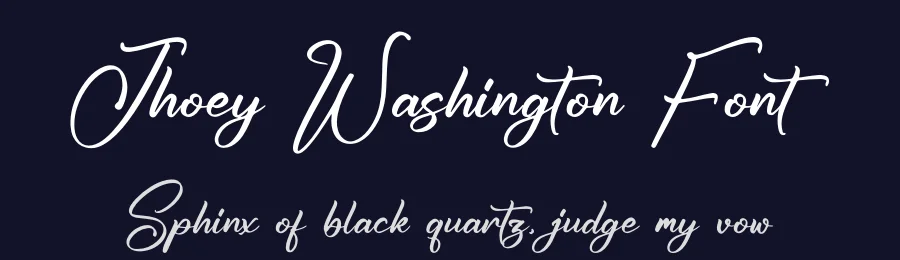 Jhoey Washington Font by glorytype — Script Handwritten Font — thumbnail 2