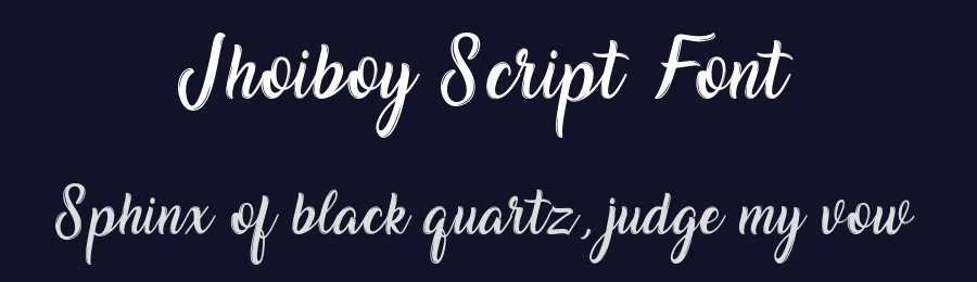Jhoiboy Script Font by OCSstudio — Script Handwritten Font — thumbnail 2