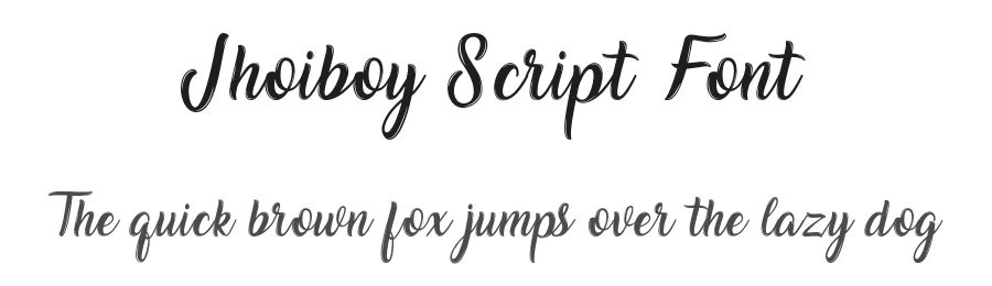 Jhoiboy Script Font by OCSstudio — Script Handwritten Font