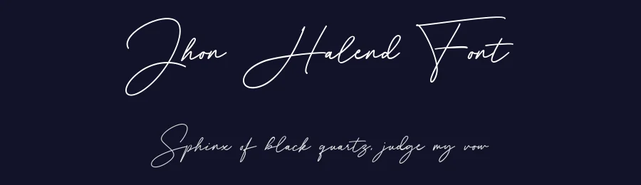 Jhon Halend Font by Typebae — Script Handwritten Font — thumbnail 2