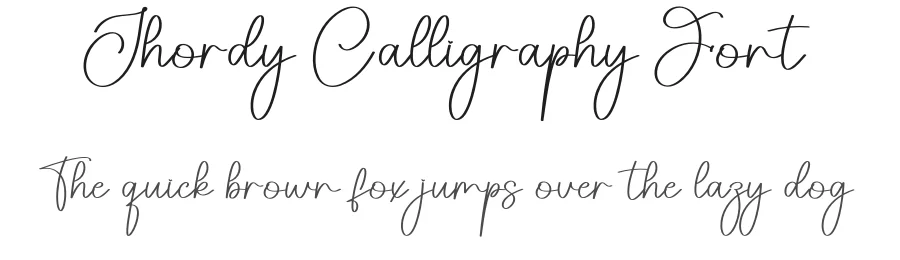 Jhordy Calligraphy Font by creativeletter — Script Handwritten Font