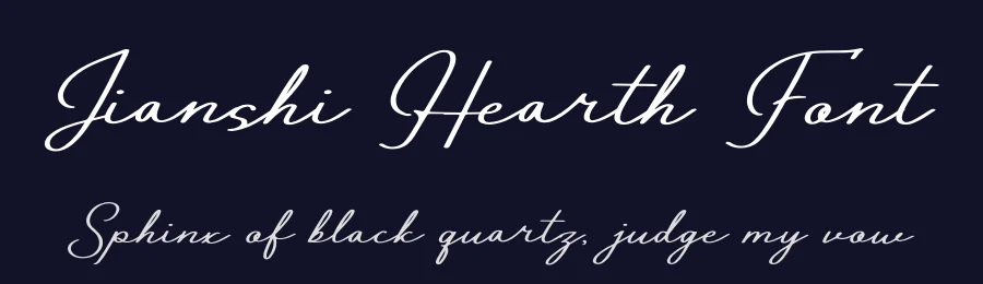 Jianshi Hearth Font by Gracetypestudio — Script Handwritten Font — thumbnail 2