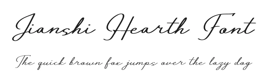 Jianshi Hearth Font by Gracetypestudio — Script Handwritten Font