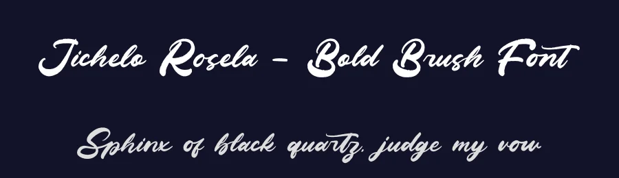 Jichelo Rosela – Bold Brush Font by letterenastudios — Script Handwritten Font — thumbnail 2