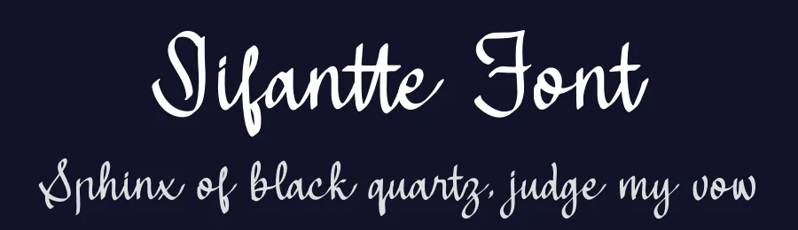 Jifantte Font by letterfabric — Script Handwritten Font — thumbnail 2