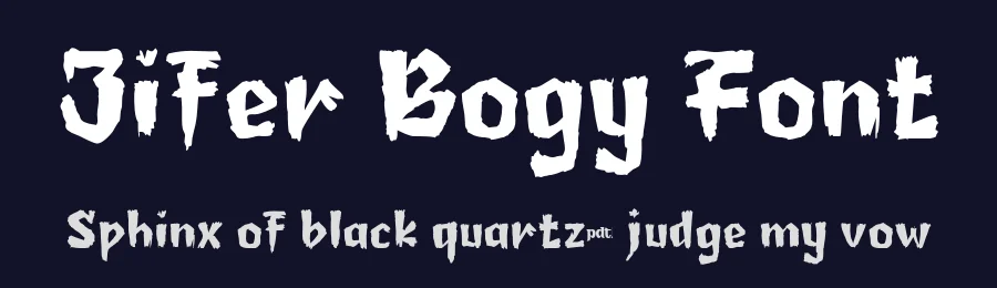 Jifer Bogy Font by productype — Display Font — thumbnail 2