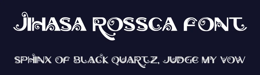 Jihasa Rossca Font by letterfiastudio — Decorative Font — thumbnail 2