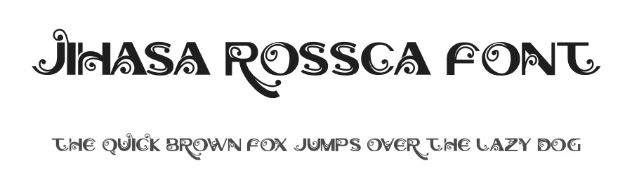 Jihasa Rossca Font by letterfiastudio — Decorative Font