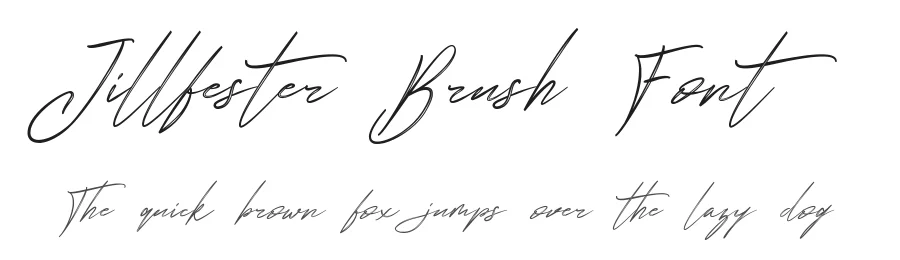 Jillfester Brush Font by edricstudio — Script Handwritten Font