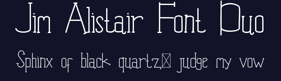 Jim Alistair Font Duo by edricstudio — Script Handwritten Font — thumbnail 2