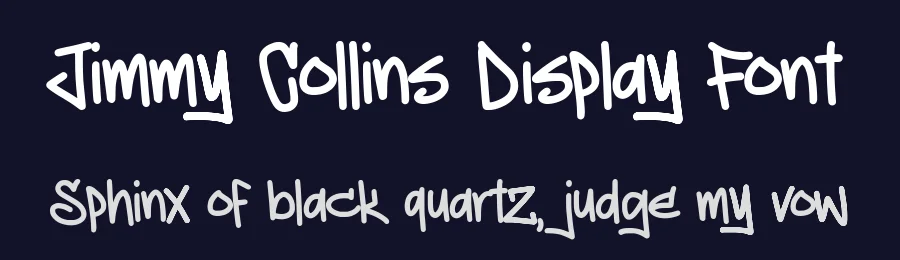 Jimmy Collins Display Font by Allouse.Studio — Display Font — thumbnail 2