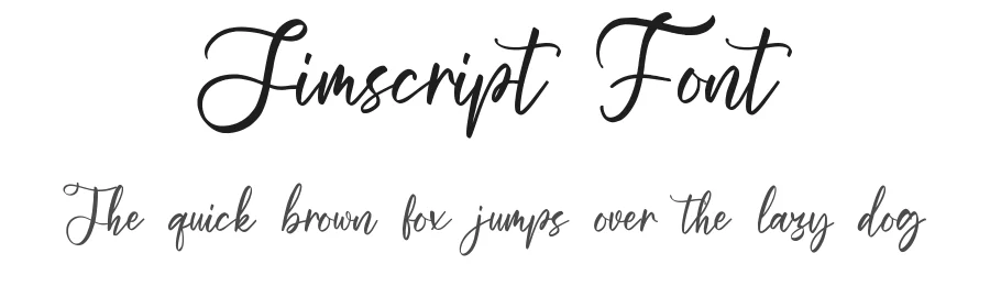 Jimscript Font by qwrtype — Script Handwritten Font