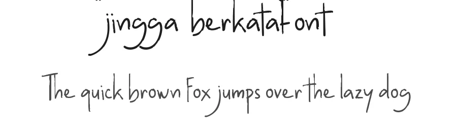Jingga Berkata Font by nihstudio — Script Handwritten Font