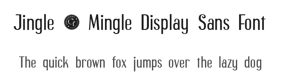 Jingle & Mingle Display Sans Font by Creatifontstudios — Serif Font