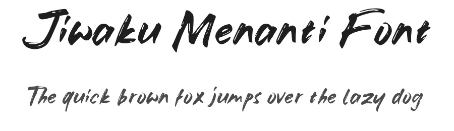 Jiwaku Menanti Font by Sronstudio — Script Handwritten Font