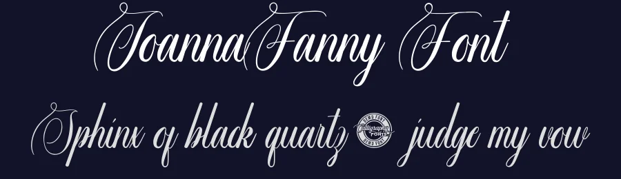Joanna Fanny Font by CalligraphyFonts.net — Script Handwritten Font — thumbnail 2