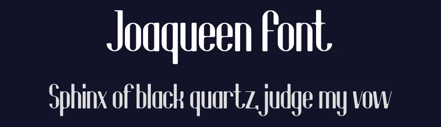 Joaqueen Font by Maiko Hatta — Sans Serif Font — thumbnail 2