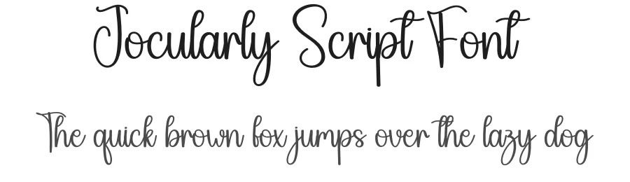Jocularly Script Font by andikastudio — Script Handwritten Font