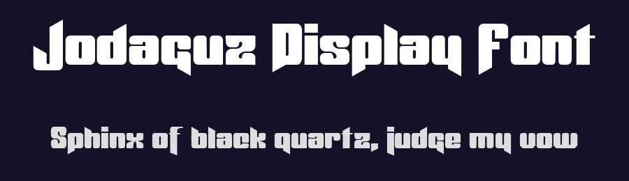 Jodaguz Display Font by StringLabs — Display Font — thumbnail 2