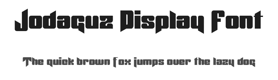 Jodaguz Display Font by StringLabs — Display Font