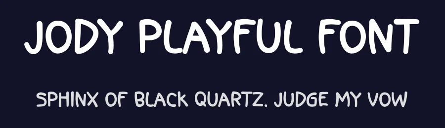 Jody Playful Font by Aivos Dreams — Decorative Font — thumbnail 2