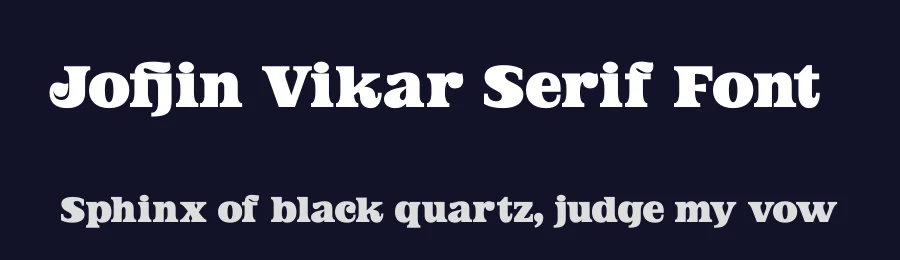 Jofjin Vikar Serif Font by timelesstype.co — Serif Font — thumbnail 2