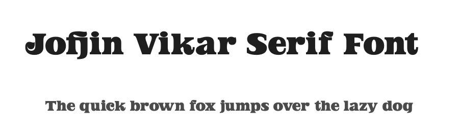 Jofjin Vikar Serif Font by timelesstype.co — Serif Font