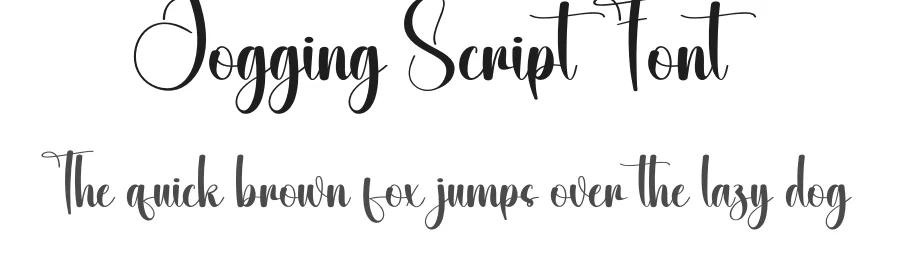 Jogging Script Font by creativeletter — Script Handwritten Font