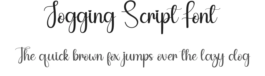 Jogging Script Font by andikastudio — Script Handwritten Font