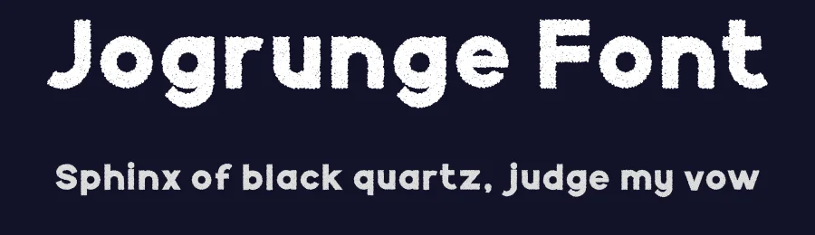 Jogrunge Font by JVMIYO — Display Font — thumbnail 2