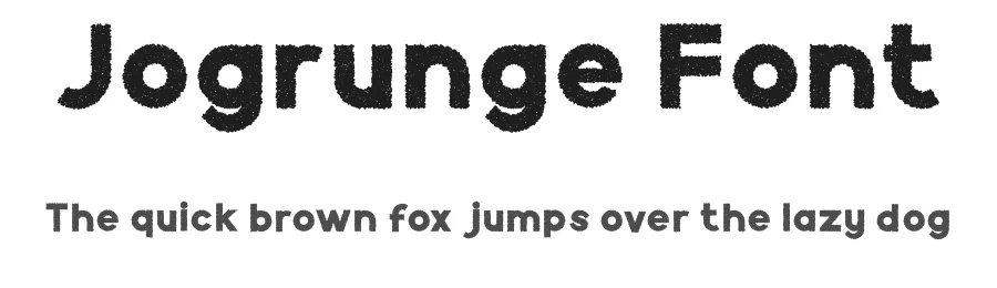 Jogrunge Font by JVMIYO — Display Font