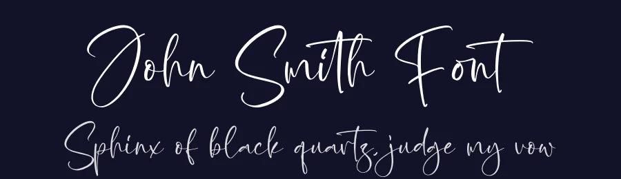 John Smith Font by glorytype — Script Handwritten Font — thumbnail 2
