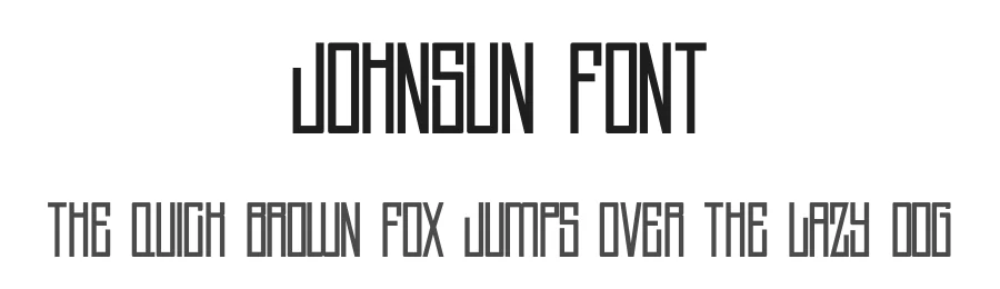 Johnsun Font by Funtype — Decorative Font