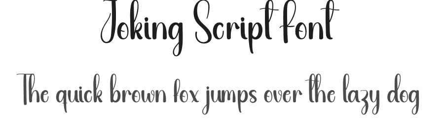 Joking Script Font by andikastudio — Script Handwritten Font