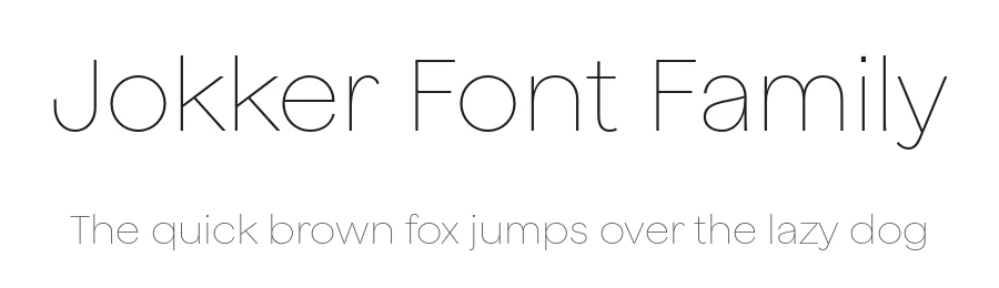 Jokker Font Family by Martin Vácha — Sans Serif Font