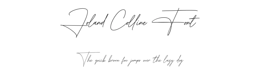 Joland Colline Font by Typebae — Script Handwritten Font