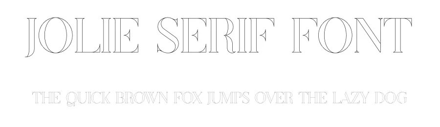 Jolie Serif Font by vpcreativeshop — Serif Font