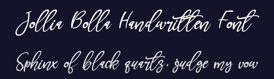 Jollia Bolla Handwritten Font by andikastudio — Script Handwritten Font — thumbnail 2