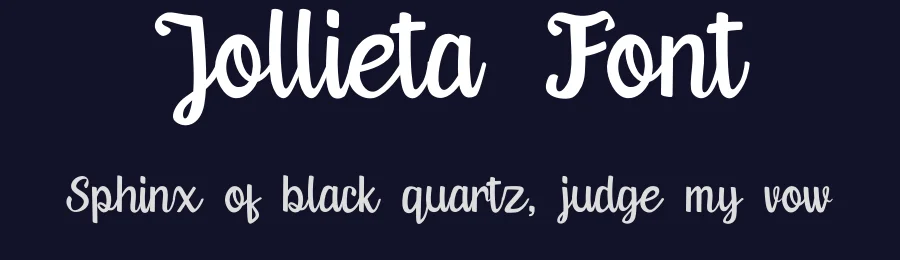 Jollieta Font by hujantype — Display Font — thumbnail 2