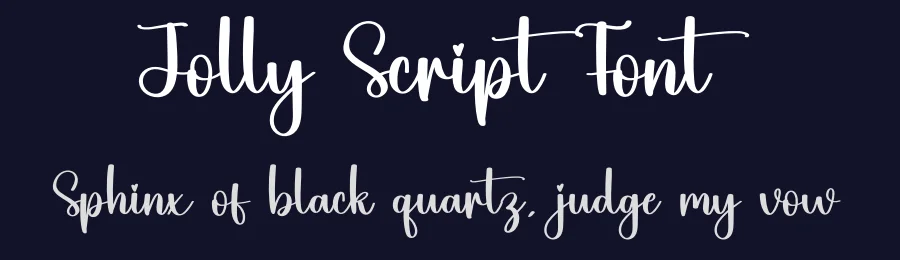 Jolly Script Font by creativeletter — Script Handwritten Font — thumbnail 2