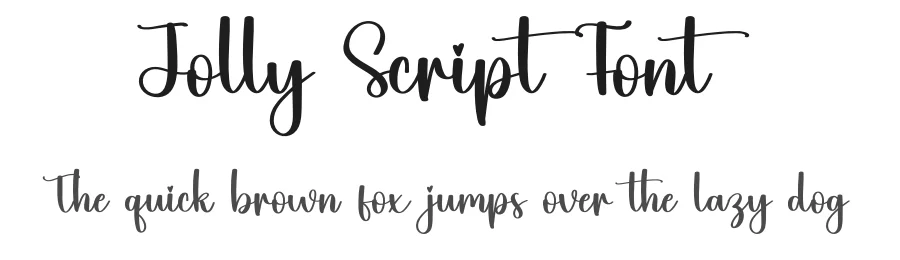 Jolly Script Font by creativeletter — Script Handwritten Font