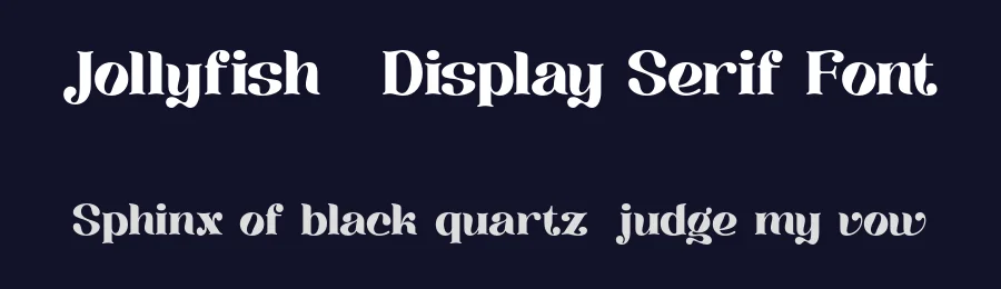 Jollyfish – Display Serif Font by Pikgura Type — Display Font — thumbnail 2