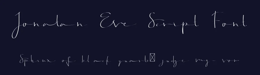 Jonatan Eve Script Font by edricstudio — Script Handwritten Font — thumbnail 2