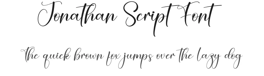 Jonathan Script Font by andikastudio — Script Handwritten Font