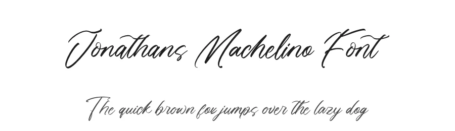 Jonathans Machelino Font by letterenastudios — Script Handwritten Font