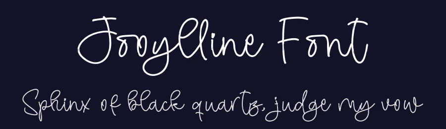 Jooylline Font by glorytype — Script Handwritten Font — thumbnail 2