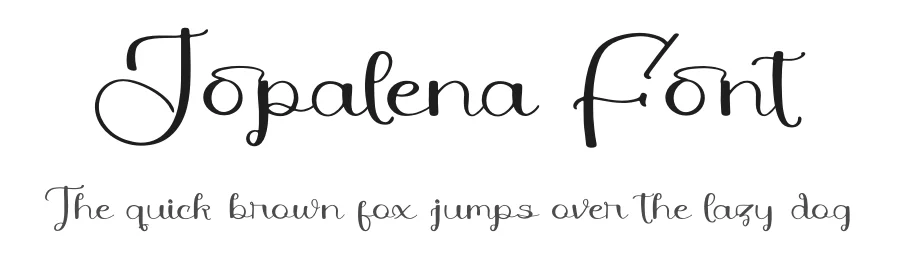 Jopalena Font by glorytype — Script Handwritten Font